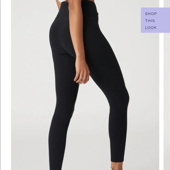 NWT Sincerely Jules for Bandier The Rue Crossover Lifestyle Legging in Black - Picture 9 of 14